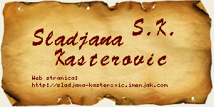 Slađana Kašterović vizit kartica